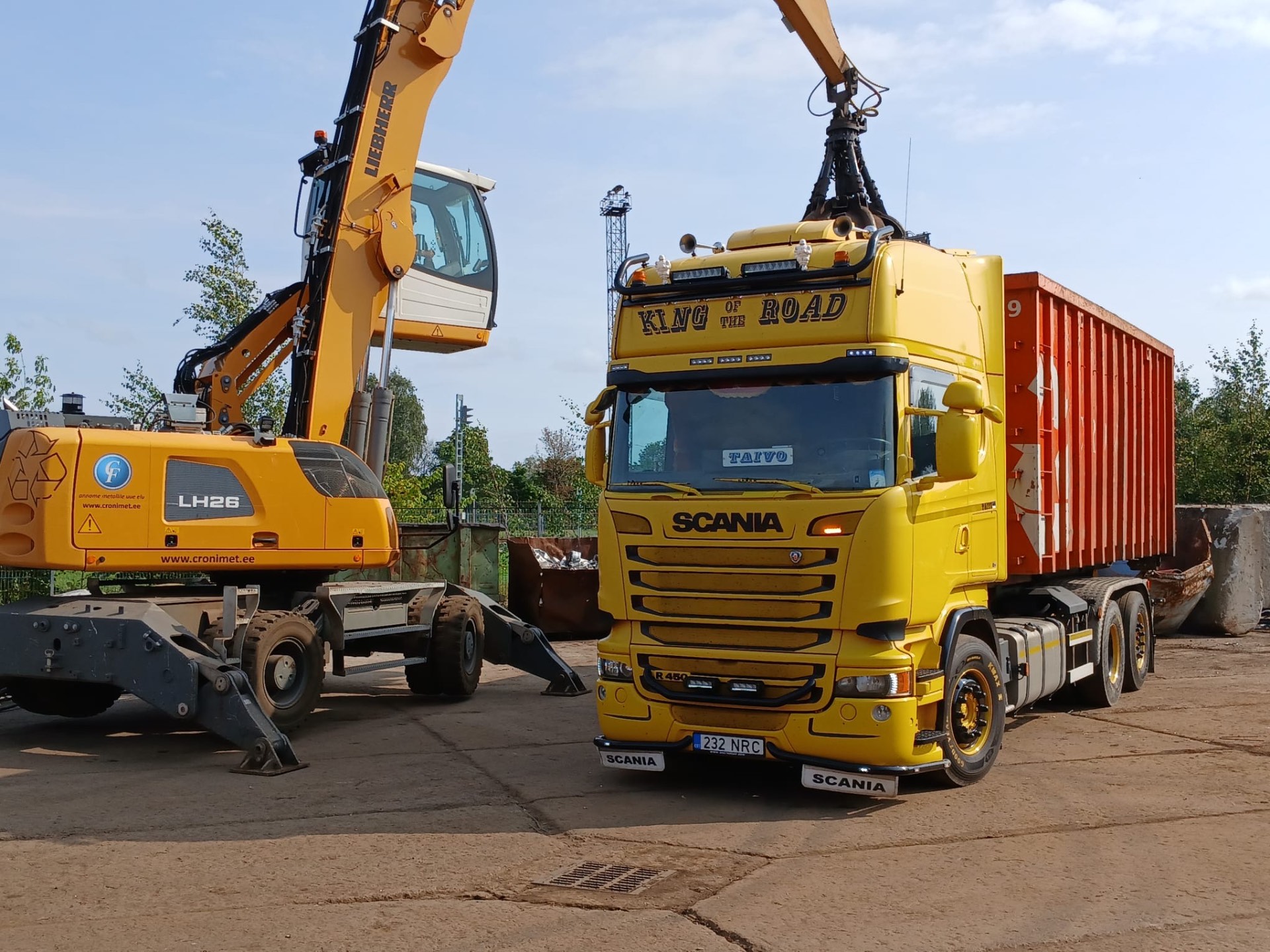 Scania King of the Road laadimisel